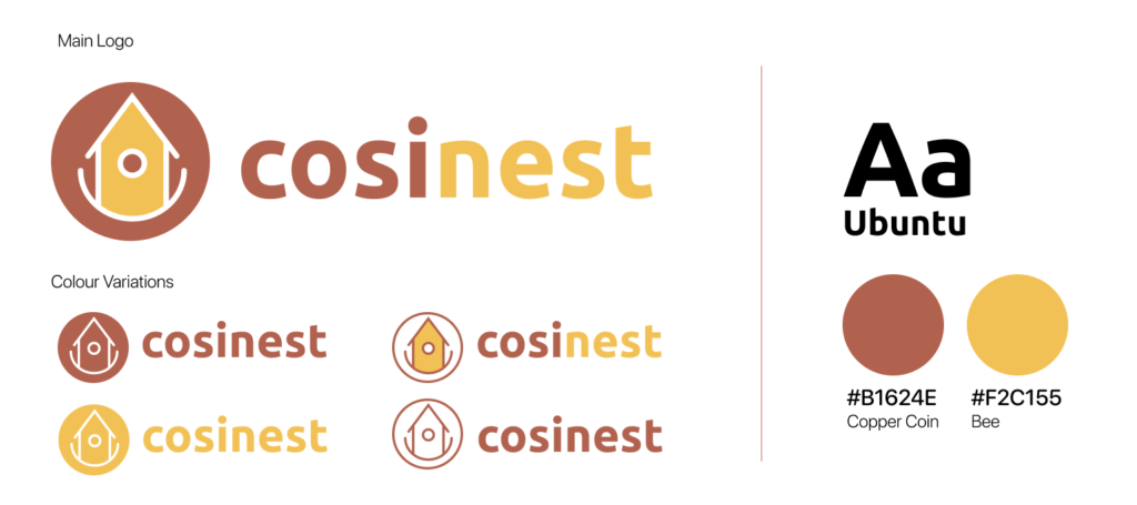 The logo style guide of cosinest